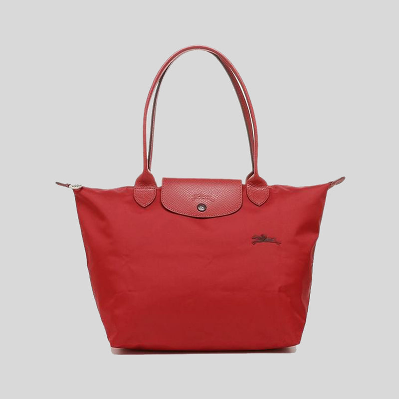 Longchamp Le Pliage Club Medium Long Handle Tote P47 Red 2605619P47