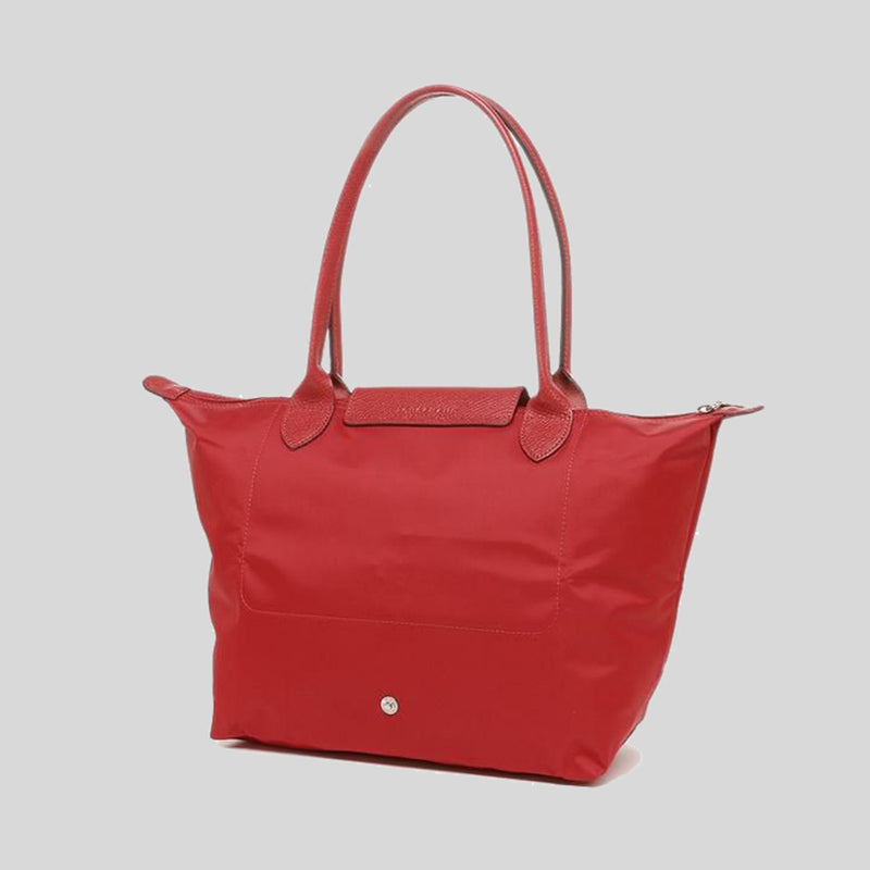 Longchamp Le Pliage Club Medium Long Handle Tote P47 Red 2605619P47