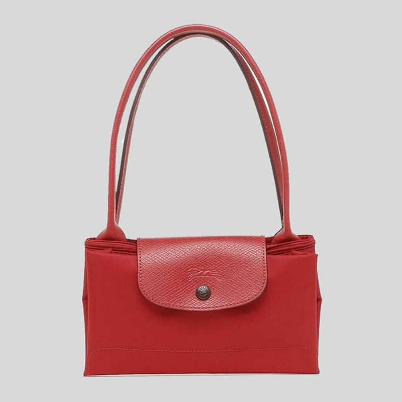 Longchamp Le Pliage Club Medium Long Handle Tote P47 Red 2605619P47