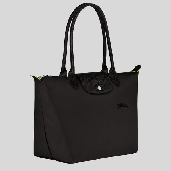 LONGCHAMP Le Pliage Green M Tote Bag Black L2605919