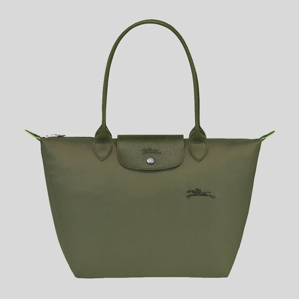LONGCHAMP Le Pliage Green M Tote Bag Forest L2605919 lussocitta lusso citta
