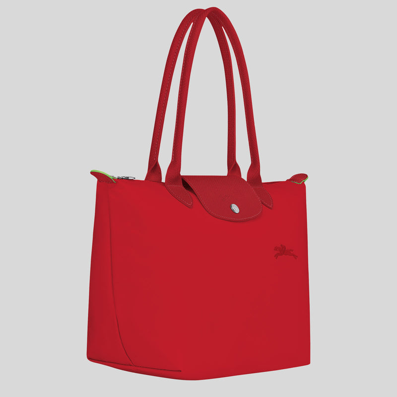 LONGCHAMP Le Pliage Green M Tote Bag Tomato L2605919