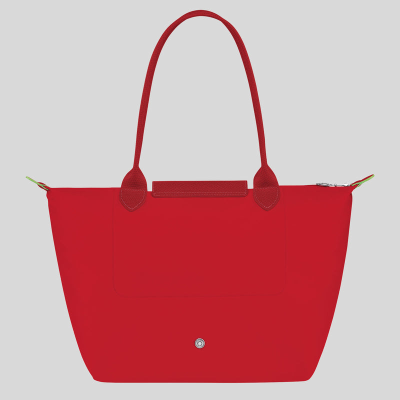 LONGCHAMP Le Pliage Green M Tote Bag Tomato L2605919