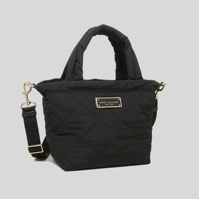 Marc Jacobs Quilted Nylon Mini Tote Black M0016681