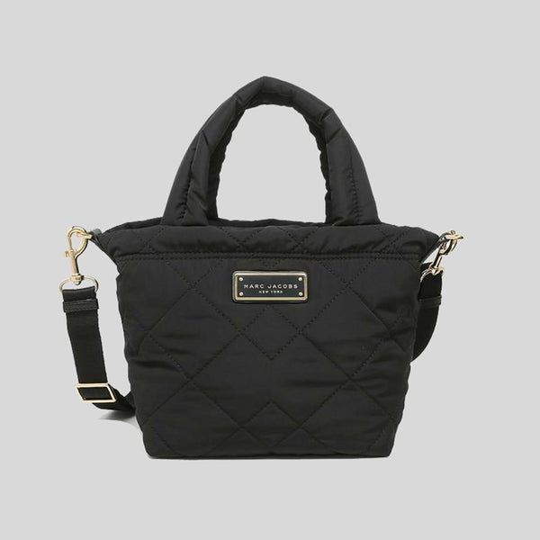 Marc Jacobs Quilted Nylon Mini Tote Black M0016681
