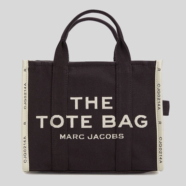 MARC JACOBS The Jacquard Medium Tote Bag Black M0017027 lussocitta lusso citta