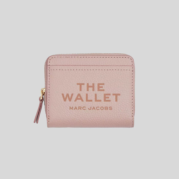 MARC JACOBS The Leather Mini Compact Wallet Rose 2R3SMP044S10 lussocitta lusso citta