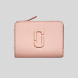 MARC JACOBS The Covered J Marc Mini Compact Wallet Rose 2S4SMP007S02