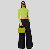 Marc Jacobs Leather The Tote Mini Traveler Tote Bag Citronelle H009L01SP21