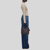 MARC JACOBS Leather The Tote Small Traveler Tote Bag Ganache H009L01SP21