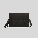 MCM Aren Crossbody Pouch in Spanish Calf Leather Black MMRDATA03BK001 lussocitta lusso citta