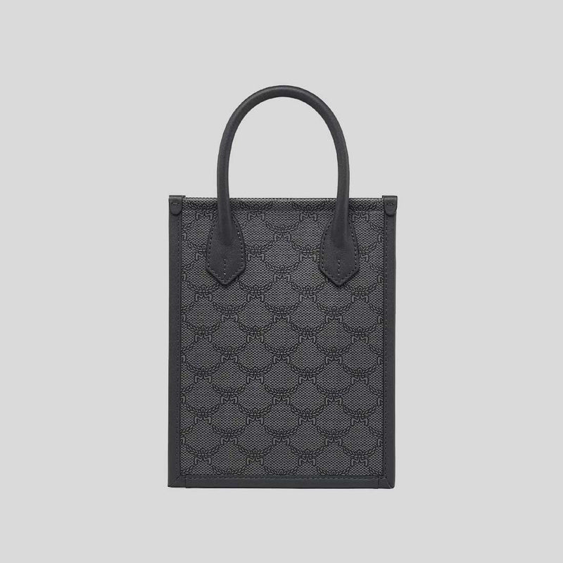 MCM Mini Himmel Tote In Lauretos Dark Grey MMTEAAC02ED001