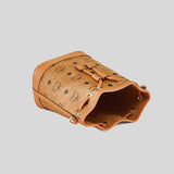 MCM Dessau Drawstring Bag In Visetos Cognac MWDCSDU03CO001