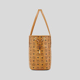 MCM Medium Reversible Liz Shopper in Visetos Cognac MWPCSVI01CO001