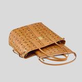 MCM Medium Reversible Liz Shopper in Visetos Cognac MWPCSVI01CO001