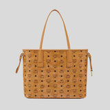 MCM Medium Reversible Liz Shopper in Visetos Cognac MWPCSVI01CO001
