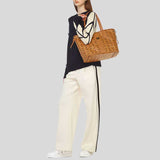 MCM Medium Reversible Liz Shopper in Visetos Cognac MWPCSVI01CO001