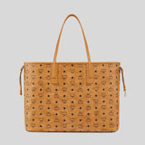 MCM Reversible Liz Shopper in Visetos Cognac MWPCSVI02CO001