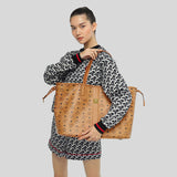 MCM Reversible Liz Shopper in Visetos Cognac MWPCSVI02CO001