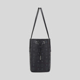 MCM Small Reversible Liz Shopper in Visetos Black MWPDSLR02BK001