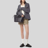 MCM Small Reversible Liz Shopper in Visetos Black MWPDSLR02BK001