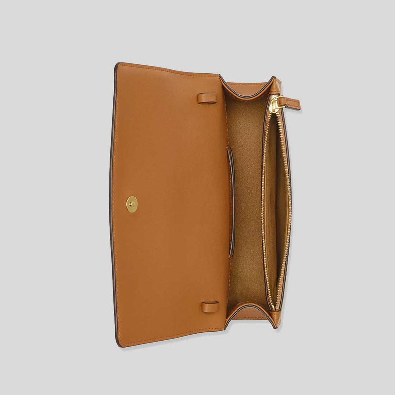 MCM Aren Shoulder Bag In Visetos Cognac MWREATA01CO001