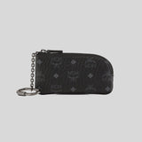 MCM Aren Key Pouch in Visetos Black MXKDSTA01BK001 lussocitta lusso citta