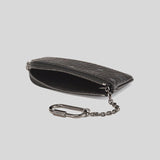 MCM Aren Key Pouch in Visetos Black MXKDSTA01BK001