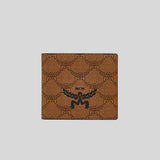 MCM Small Himmel Bifold Wallet In Lauretos Cognac MXSESAC01CO001