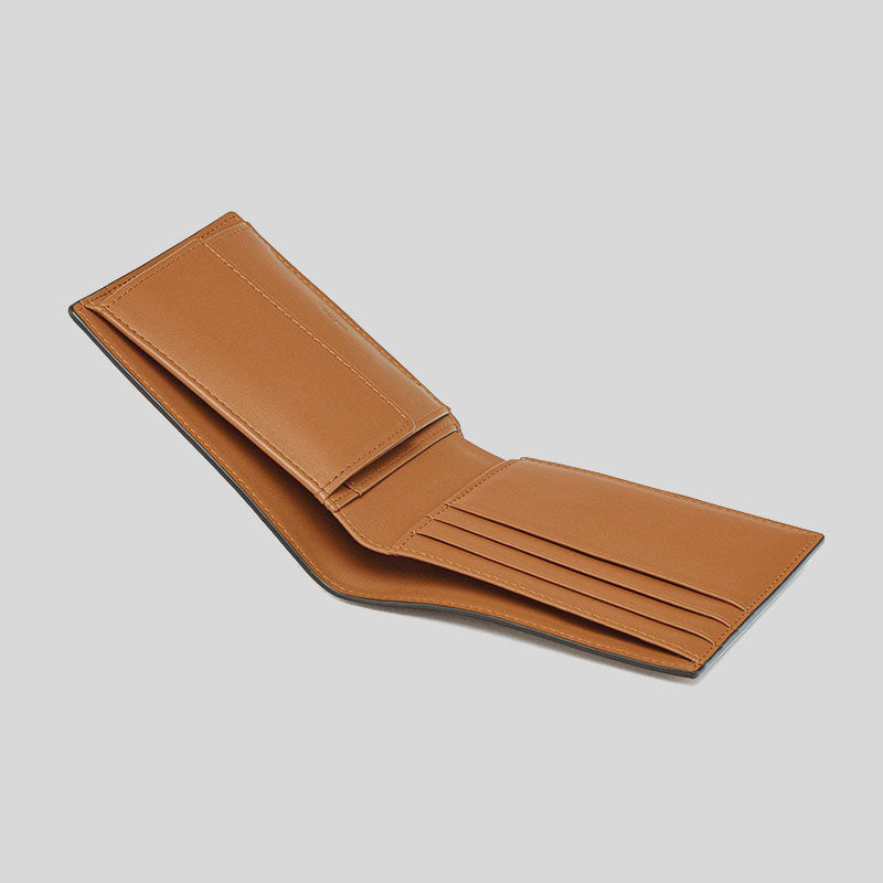 MCM Small Himmel Bifold Wallet In Lauretos Cognac MXSESAC01CO001