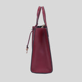 Marc Jacobs Mini Grind Coated Leather Tote Pomegranate M0015685