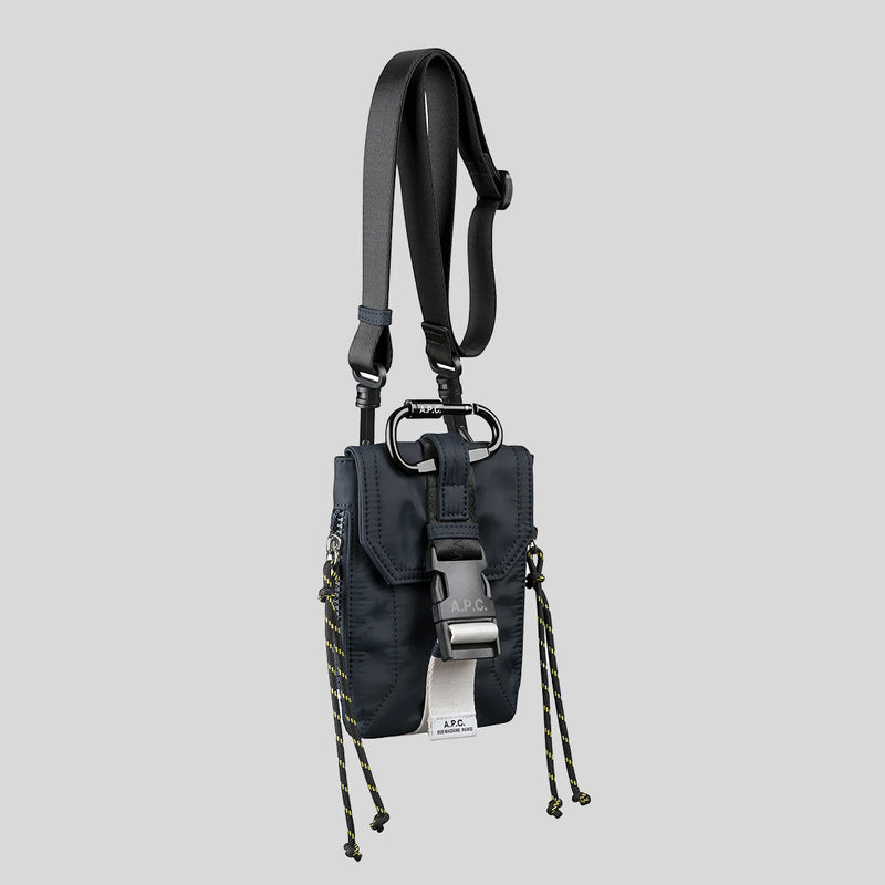 A.P.C Trek Crossbody Pouch Dark Navy PAAFH-H61733