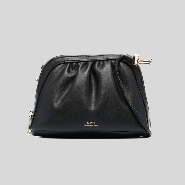クラッチバッグ Ninon Small Clutch - A.P.C. - Synthetic - Black A.P.C. Small Ninon Clutch In Black - 15% Off | Editorialist