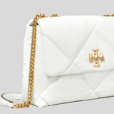 TORY BURCH Kira Diamond Quilt Convertible Shoulder Bag Blanc 154704