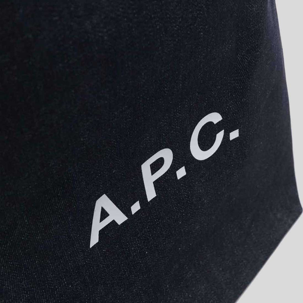 ☆A.P.C.☆ Small Ninon Tote Bag Indigo COCSXM61861IAI COCSXM A.P.C. Ninon Small Unisex Tote Bag Indigo COCSXM61861IAI