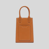 BURBERRY Grainy Leather Micro Frances Tote Warm Russet 80627021