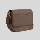 COACH Amelia Saddle Bag Dark Stone CP107