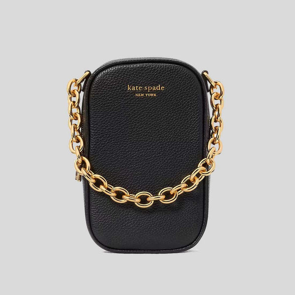 KATE SPADE Jolie Chain Phone Crossbody Bag Black KI517