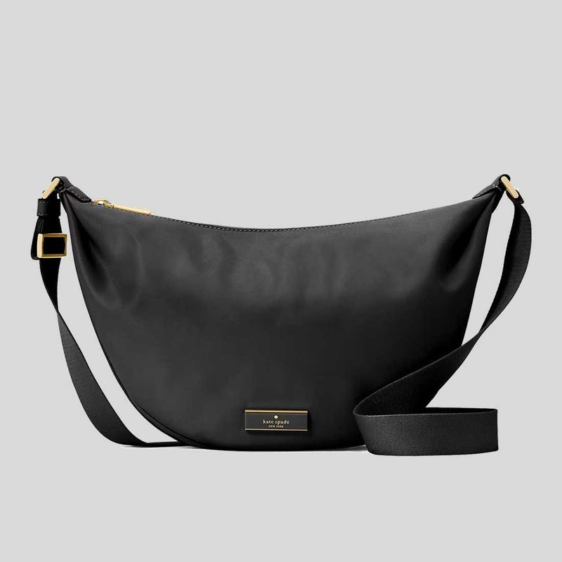 KATE SPADE Carter Nylon Medium Sling Bag Black KL966