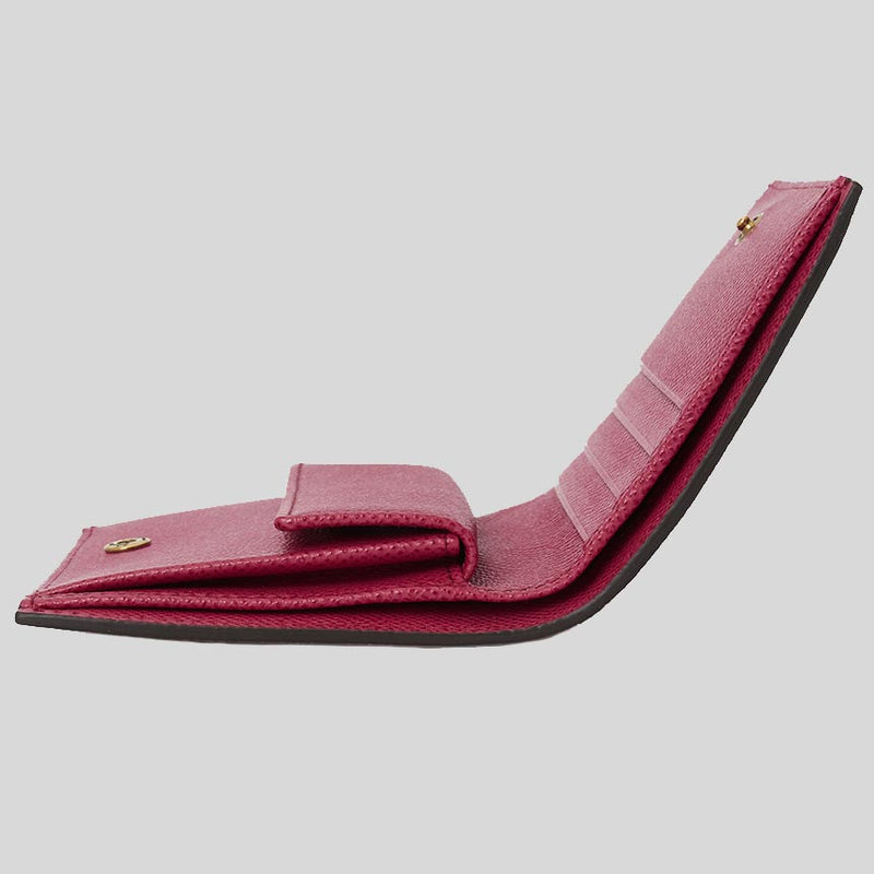Salvatore Ferragamo Calf Leather Small Bifold Wallet Ribes 0755265