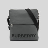 Burberry Men's Neo Nylon Crossbody Bag Charcoal Grey 80528701 lussocitta lusso citta