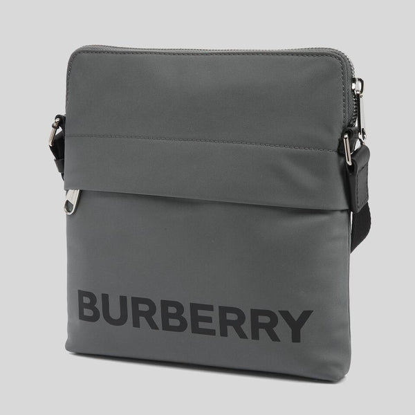 Burberry Men's Neo Nylon Crossbody Bag Charcoal Grey 80528701