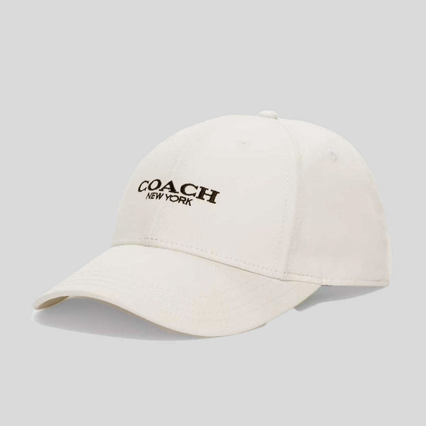 COACH Embroidered Baseball Hat Chalk CAA64