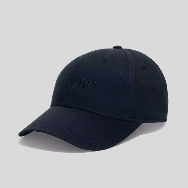 COACH Embroidered Baseball Hat Navy CAA64