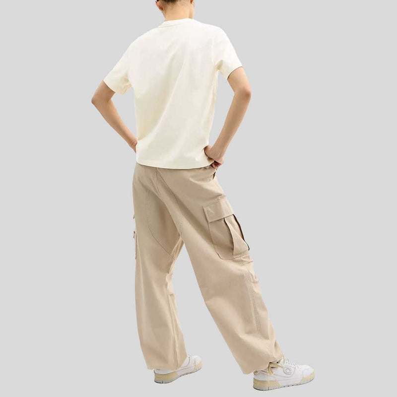 Spring Blossom Signature Square Classic T Shirt In Organic Cotton Cream CAH69