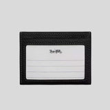 COACH Slim ID Card Case With Varsity Motif Black/Chalk CAK21