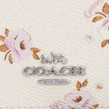 COACH Boxed Mini Wallet On A Chain With Floral Print Chalk Multi CAL70