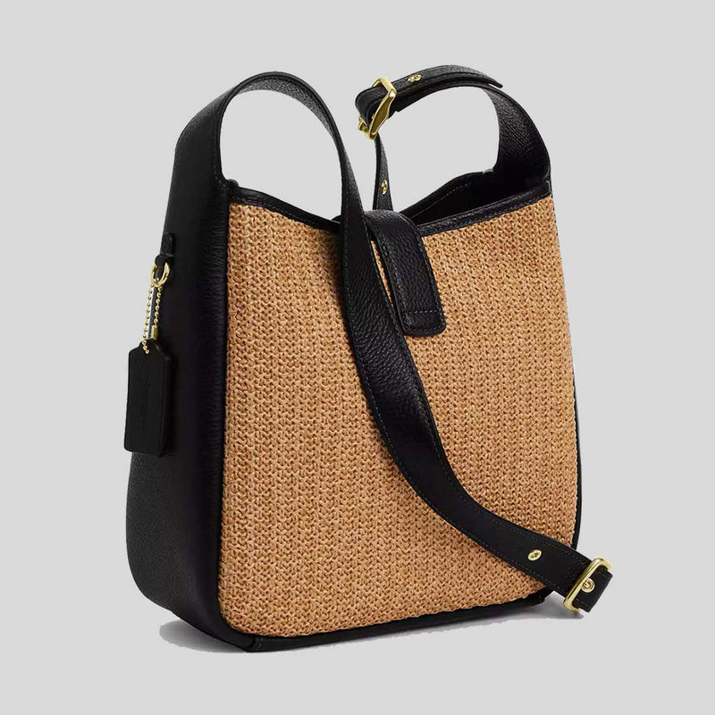 COACH Hadley Convertible Crossbody Bag Toast/Black CAL93