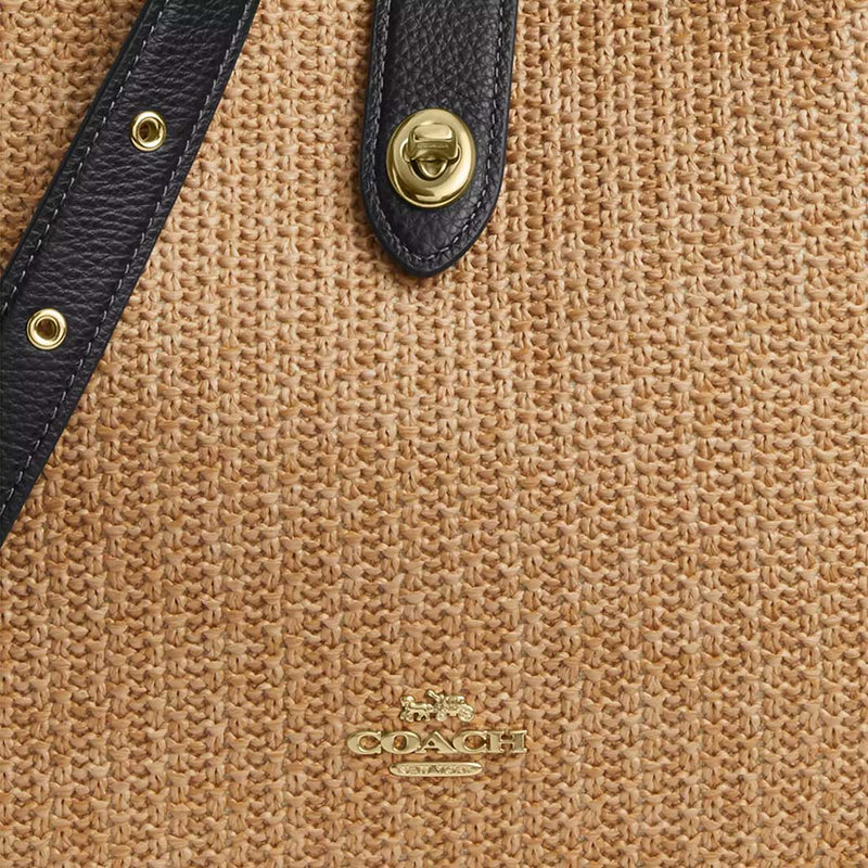COACH Hadley Convertible Crossbody Bag Toast/Black CAL93