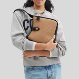 COACH Hadley Convertible Crossbody Bag Toast/Black CAL93